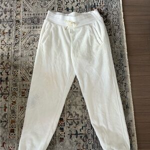 Athleta White Jogger Pants